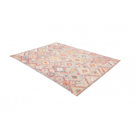 Tappeto Kilim Afghanistan bianco beige 173x240