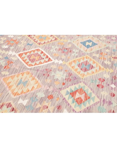 Tappeto Kilim Afghanistan bianco beige 173x240