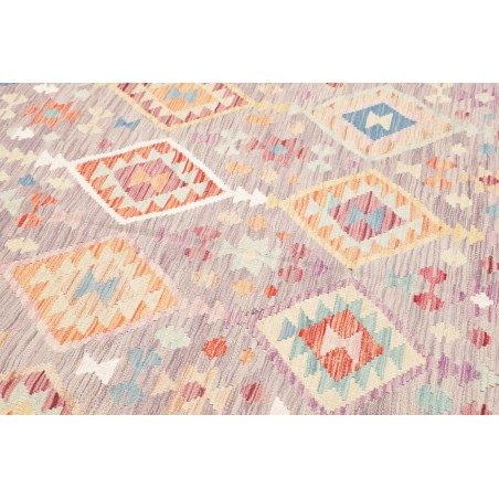 Tappeto Kilim Afghanistan bianco beige 173x240