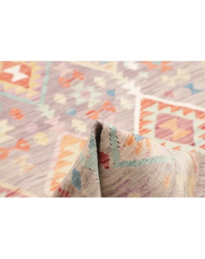 Tappeto Kilim Afghanistan bianco beige 173x240