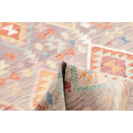 Tappeto Kilim Afghanistan bianco beige 173x240
