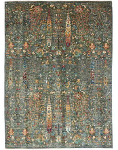 Tappeto Shahi Fine Pakistan azzurro marrone 172x232