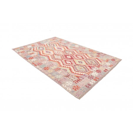 Tappeto Kilim Afghanistan beige bianco 176x253