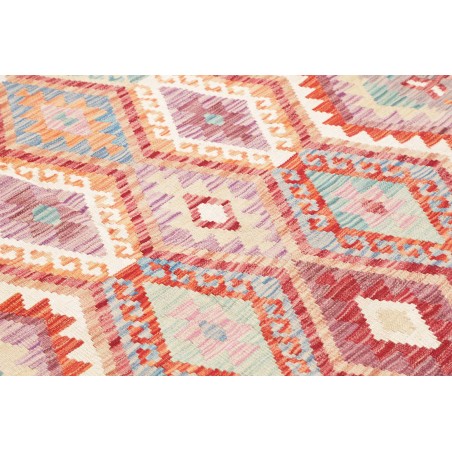 Tappeto Kilim Afghanistan beige bianco 176x253