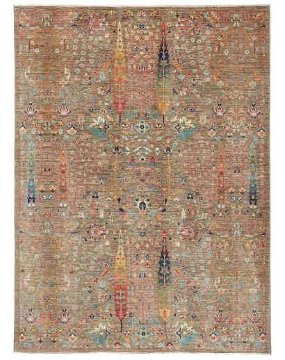 Tappeto Shahi Fine Pakistan marrone bianco 168x228