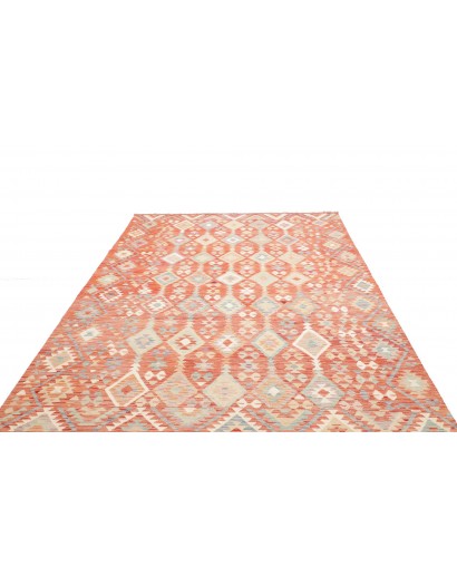 Tappeto Kilim Afghanistan marrone giallo 203x299