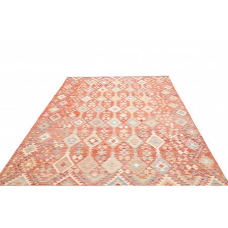 Tappeto Kilim Afghanistan marrone giallo 203x299