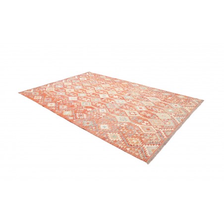 Tappeto Kilim Afghanistan marrone giallo 203x299
