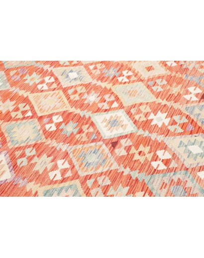 Tappeto Kilim Afghanistan marrone giallo 203x299