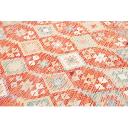 Tappeto Kilim Afghanistan marrone giallo 203x299