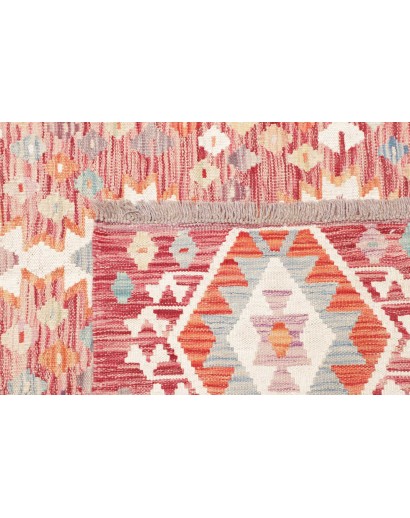 Tappeto Kilim Afghanistan giallo marrone 159x152