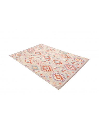 Tappeto Kilim Afghanistan bianco 150x208