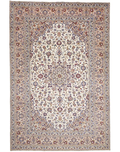 Tappeto Kashan Persia beige marrone 243x363
