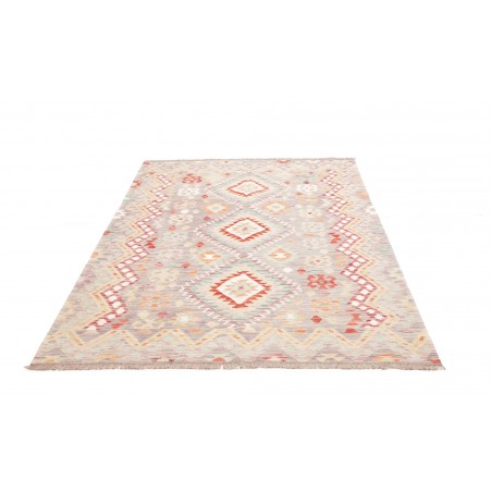 Tappeto Kilim Afghanistan bianco 154x207