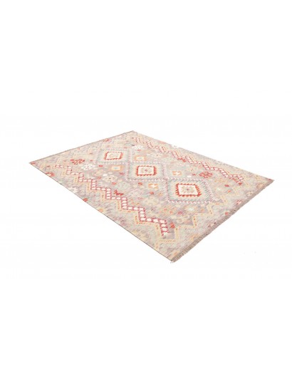 Tappeto Kilim Afghanistan bianco 154x207