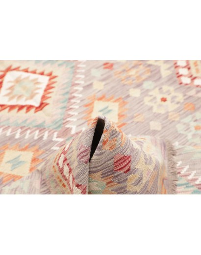 Tappeto Kilim Afghanistan bianco 154x207