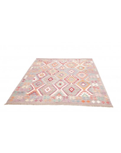Tappeto Kilim Afghanistan beige marrone 157x191