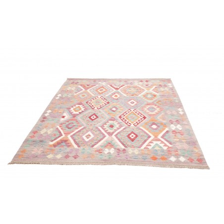 Tappeto Kilim Afghanistan beige marrone 157x191