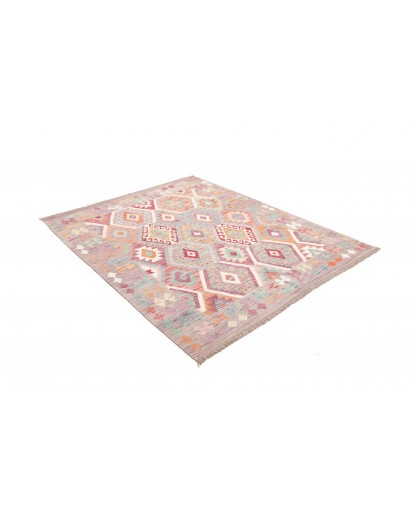 Tappeto Kilim Afghanistan beige marrone 157x191