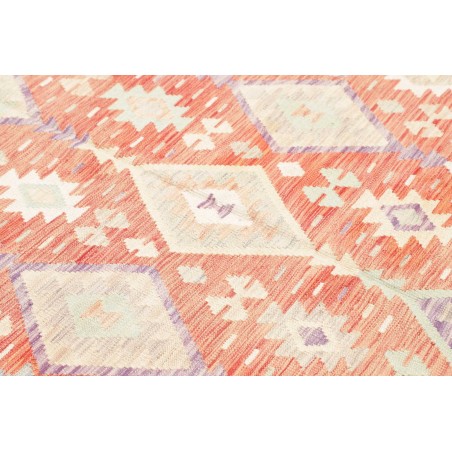 Tappeto Kilim Afghanistan giallo rosso 158x198