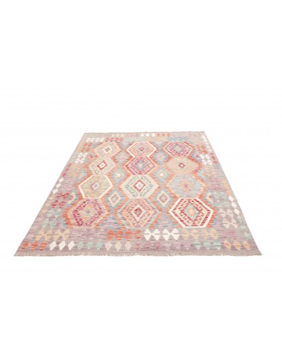Tappeto Kilim Afghanistan beige marrone 150x198