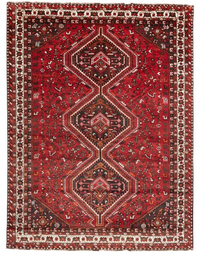 Tappeto Shiraz Persia marrone bianco 225x300