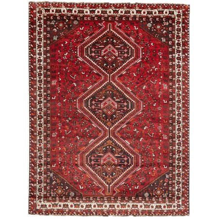 Tappeto Shiraz Persia marrone bianco 225x300
