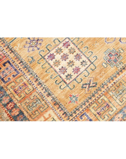 Tappeto Kazak Fine Pakistan marrone azzurro 147x190