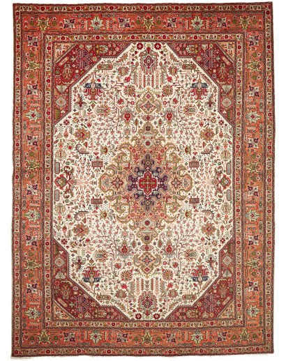 Tappeto Tabriz Persia marrone 245x330