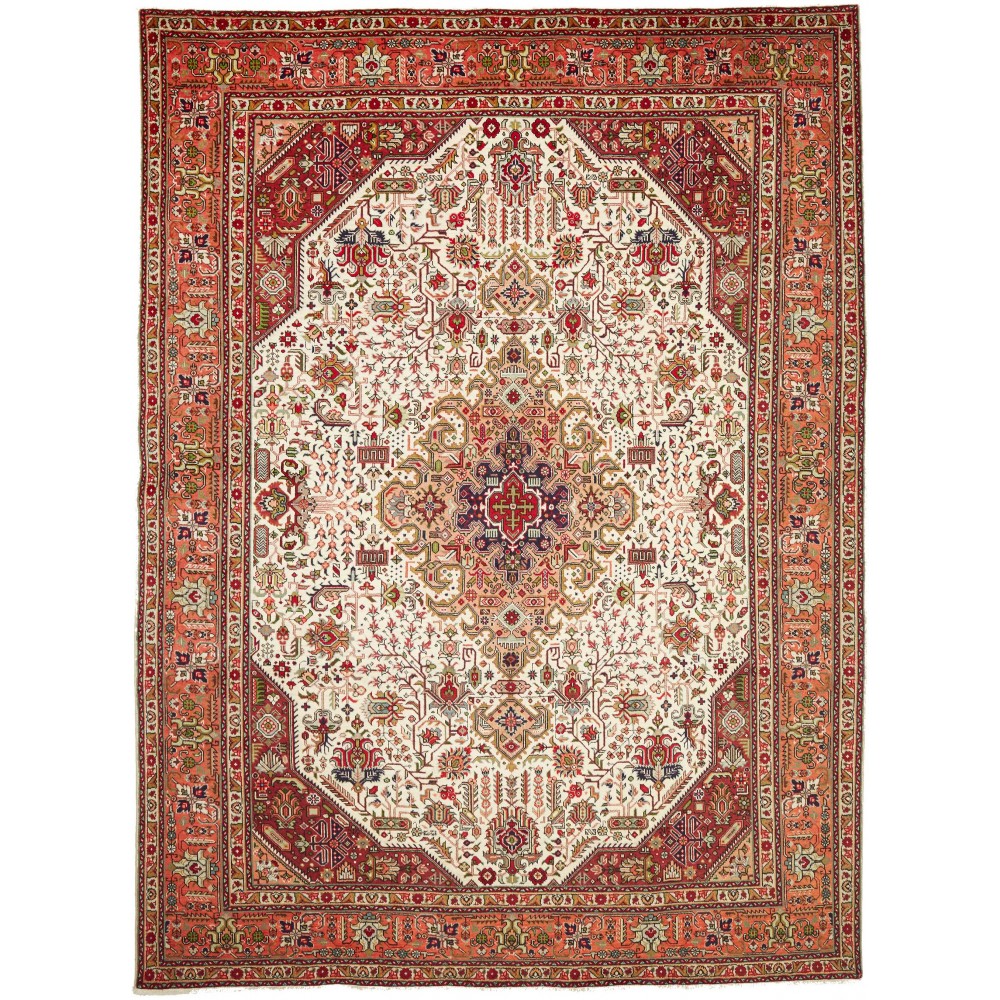 Tappeto Tabriz Persia marrone 245x330 Tappeto Tabriz Persia marrone 245x330