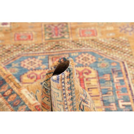 Tappeto Kazak Fine Pakistan marrone azzurro 147x190
