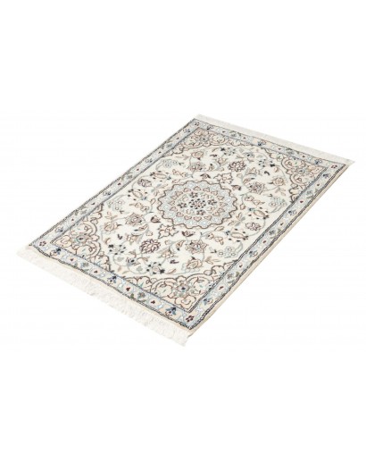 Tappeto Nain 9La Persia bianco azzurro 68x98