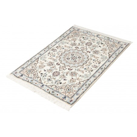 Tappeto Nain 9La Persia bianco azzurro 68x98