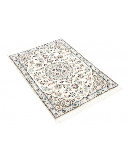 Tappeto Nain 9La Persia bianco azzurro 68x98