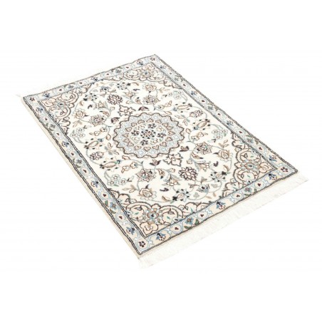 Tappeto Nain 9La Persia bianco azzurro 68x98