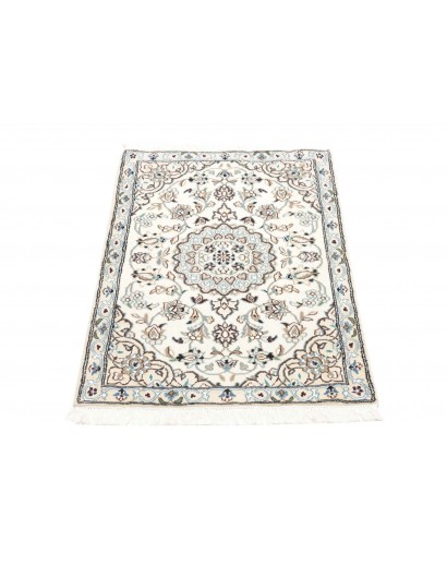 Tappeto Nain 9La Persia bianco azzurro 68x98