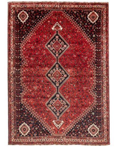 Tappeto Shiraz Persia marrone giallo 230x323