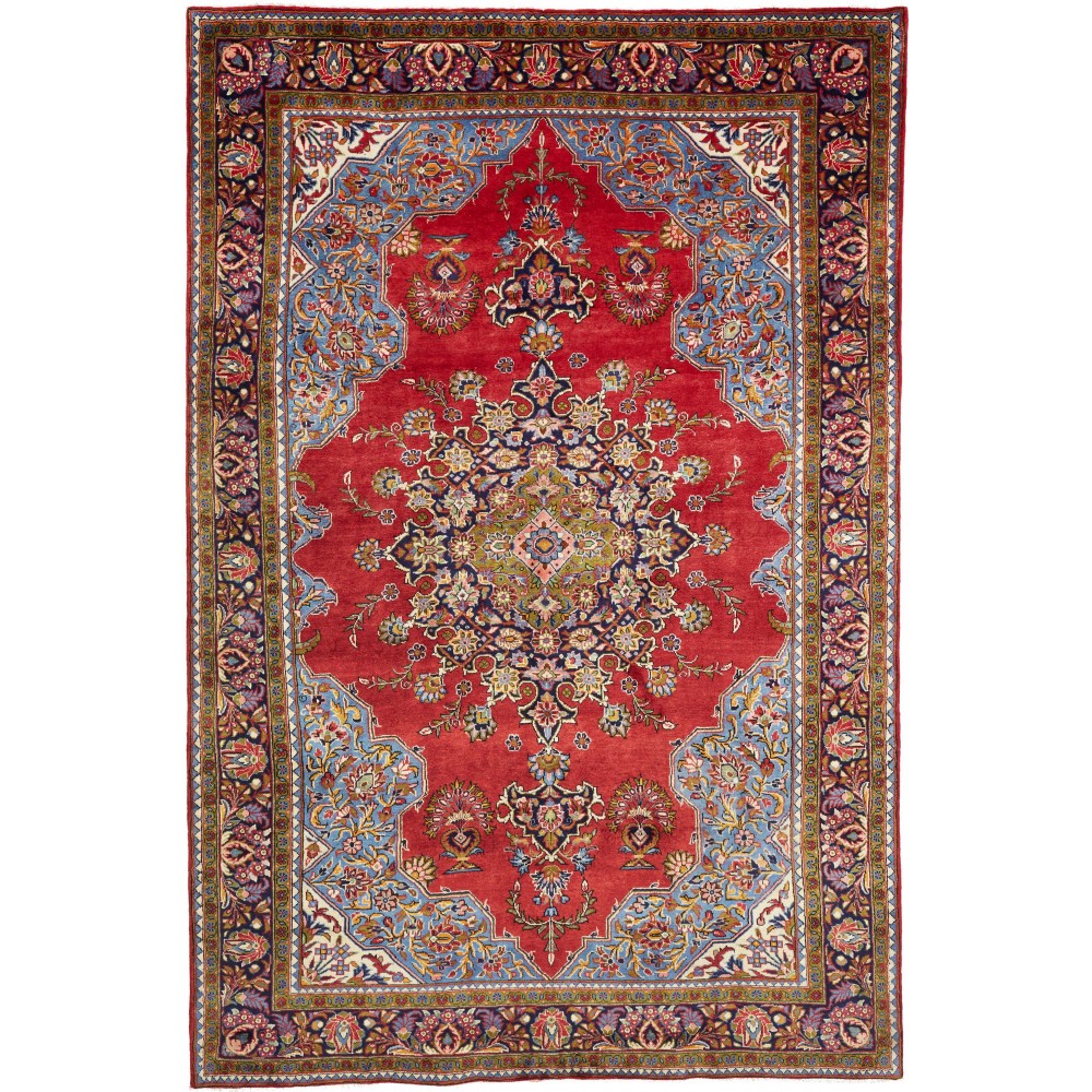 Tappeto Sarough Persia marrone grigio 220x338 Tappeto Sarough Persia marrone grigio 220x338