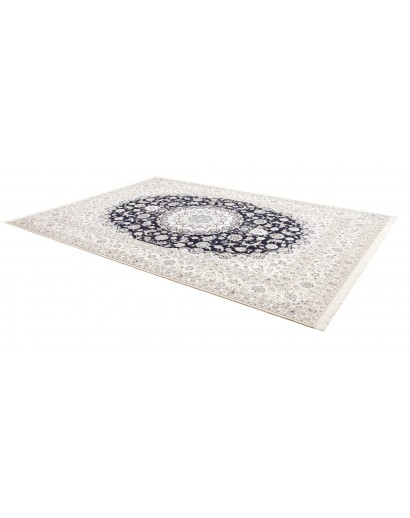 Tappeto Nain 6La Persia bianco grigio 253x353