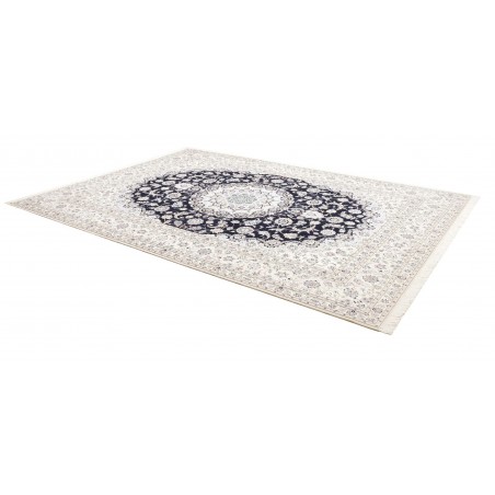 Tappeto Nain 6La Persia bianco grigio 253x353