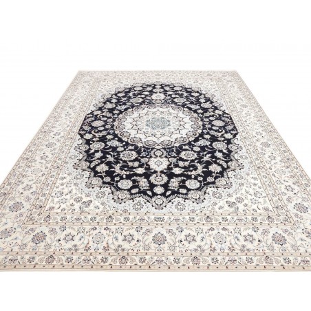 Tappeto Nain 6La Persia bianco grigio 253x353