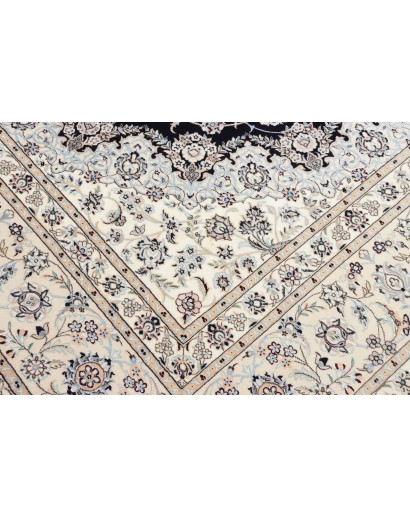 Tappeto Nain 6La Persia bianco grigio 253x353