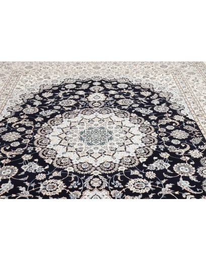 Tappeto Nain 6La Persia bianco grigio 253x353