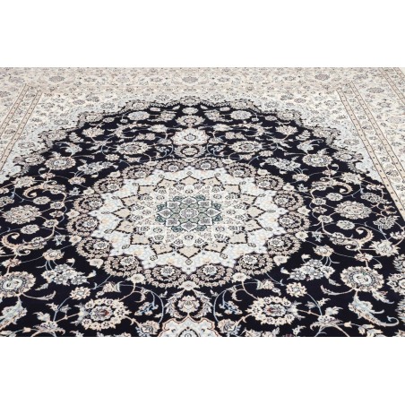 Tappeto Nain 6La Persia bianco grigio 253x353