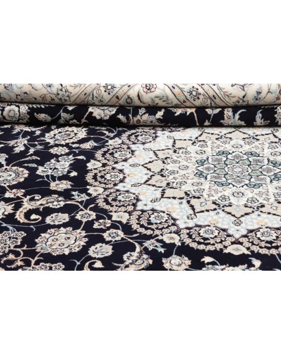 Tappeto Nain 6La Persia bianco grigio 253x353