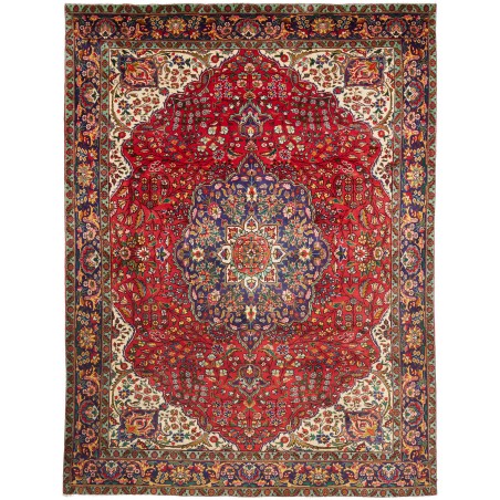 Tappeto Tabriz Persia marrone grigio 250x332
