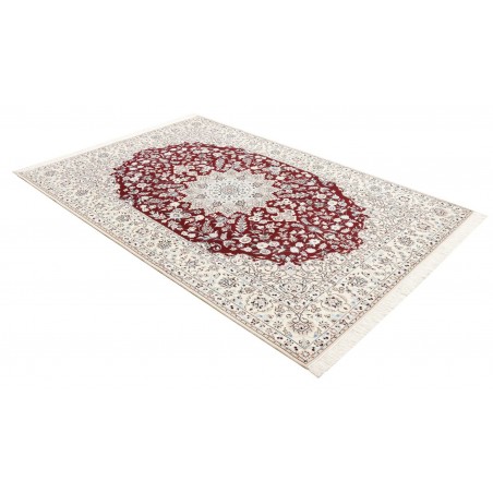 Tappeto Nain 6La Persia bianco grigio 155x235