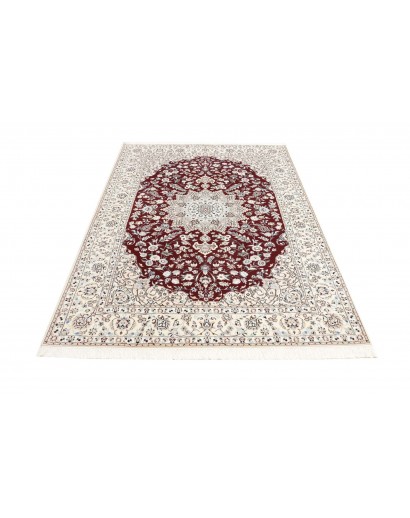 Tappeto Nain 6La Persia bianco grigio 155x235