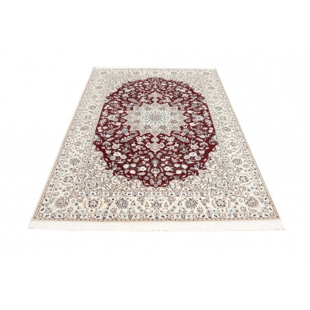 Tappeto Nain 6La Persia bianco grigio 155x235