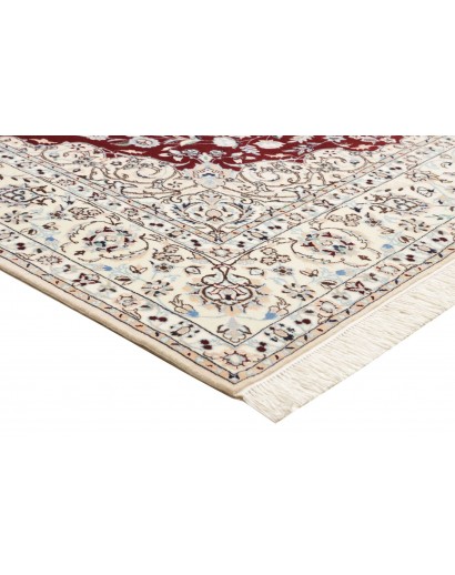 Tappeto Nain 6La Persia bianco grigio 155x235